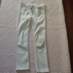 Rag and Bone White Jeans 27 Women Raw hem Skinny